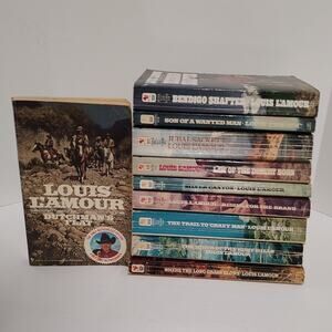 America's Favorite Storyteller Louis L'amour Lot/10 Paperback Books Western